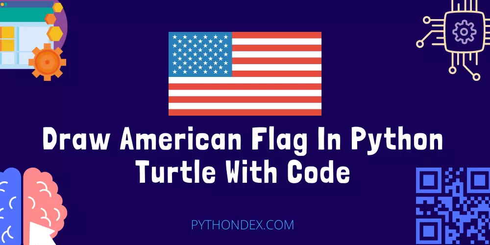 Draw American Flag In Python