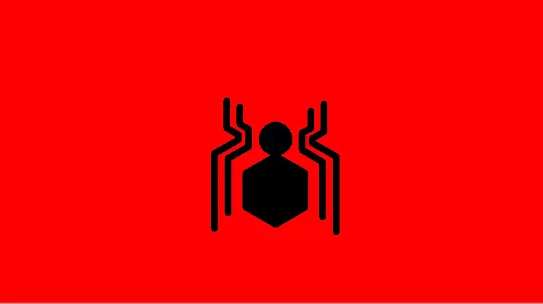 spiderman logo python output