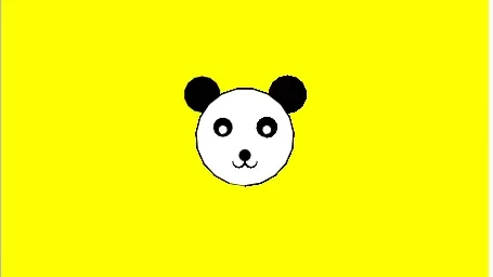 panda drawing in python