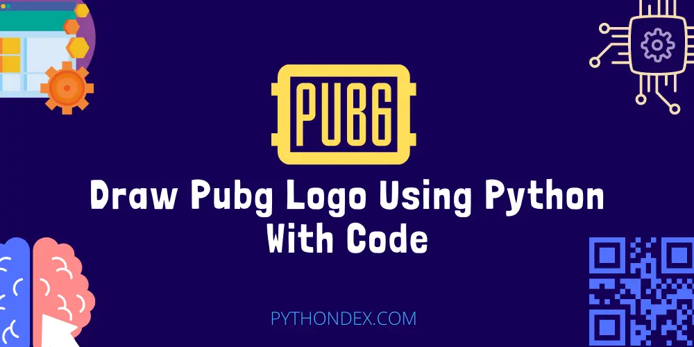 Draw Pubg Logo Using Python With Code