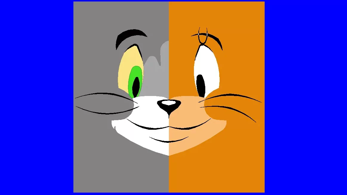 Tom And Jerry Drawing In Python