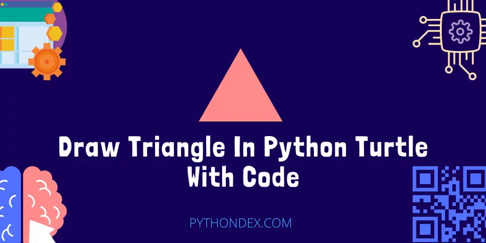 Draw Triangle In Python Turtle With Code