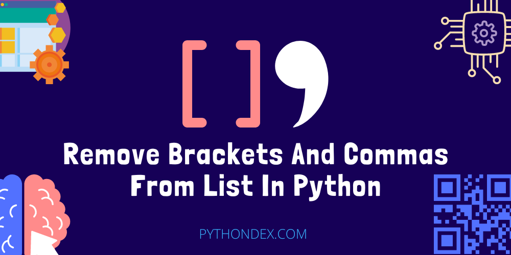 How To Remove Brackets From Output In Python