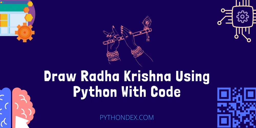 Draw Radha Krishna Using Python With Code