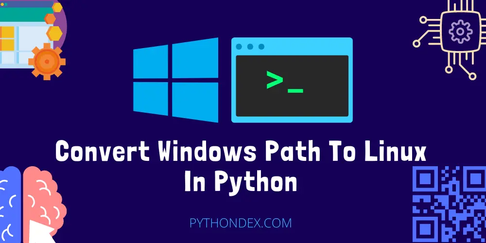 Преобразование пути Windows в Linux в Python