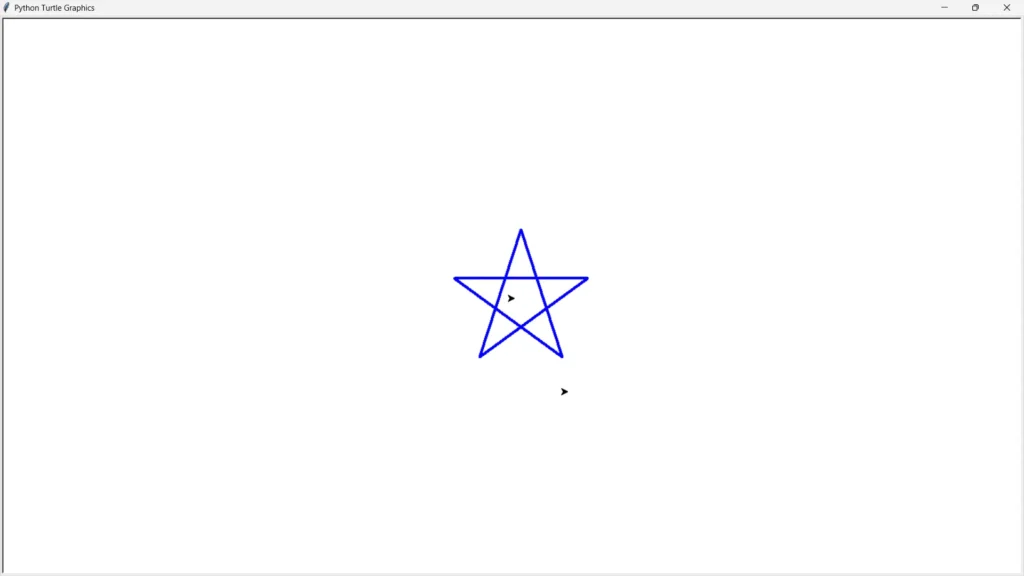 Star Drawing Output